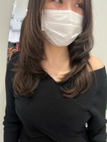 ジーナ 船橋(Zina)&nbsp;髪質改善＊ロングレイヤーグレーベージュ＊美髪【Zina船橋】