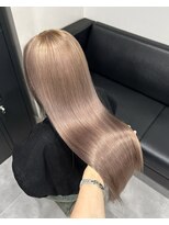 ベレーザ 渋谷(BELEZA)&nbsp;12221艶髪マロンベージュ韓国風巻きミルクティーベージュロング