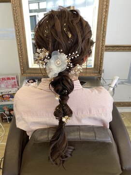 コワファースト 大分(COIFF1RST) 成人式/編み下ろしスタイル