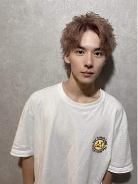 ジーナ 天神(Zina) ショートウルフ/ピンクベージュ