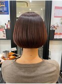 20代30代40代50代◎丸みボブ/ピンクブラウン