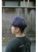 20代30代メンズ　シルバーラベンダー