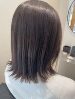 ジーナ 流山おおたかの森(Zina)&nbsp;【透明感艶カラー】アッシュブラウン×外はねボブ