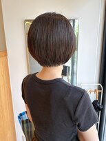 スリーオオテマエ(three. Otemae) 【three】丸みショートヘア[女性専用サロン]