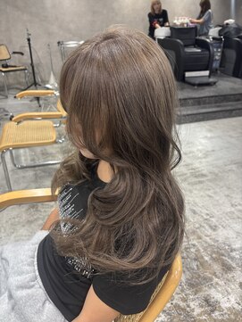 ネアー 新潟(NEER) アプリコットオレンジ/くびれヘア/ウェーブショート［新潟］