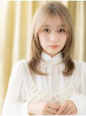 韓国風ブリーチオンカラーシャギーカットTd1越谷20代30代40代