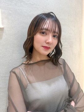 ロンドリゼル 札幌(Lond RiseL) ダークアッシュ/似合わせカット/ミディアムレイヤーカット