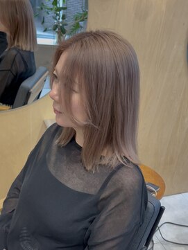 スタン 渋谷(Stam) ミルクティーグレージュ/1ブリーチ/ハイトーン/Stam渋谷