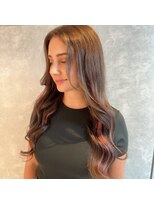 ガルボヘアー 心斎橋店(garbohair)&nbsp;プルエクステインナーカラー心斎橋エクステ当日予約OK
