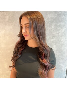 ガルボヘアー 心斎橋店(garbohair) プルエクステインナーカラー心斎橋エクステ当日予約OK