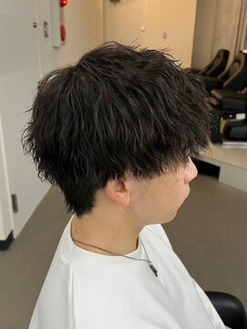 プルーブトウキョウ 渋谷(PROVE TOKYO) 爽やか無造作ビジネスツーブロックスパイラルパーマ