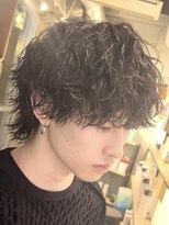 レタッチバイフィフス 大阪梅田(RETOUCH by fifth)&nbsp;梅田メンズパーマツイストスパイラルパーマ波巻きシャドウパーマ