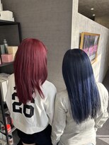 ヘアーディア みどり店(Hair...DiA)&nbsp;ボルドー×ネイビー