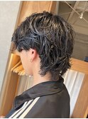 長めのメンズパーマ
