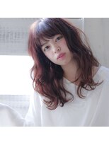 ヘアーアンドメイク シーク 八王子(HAIR&MAKE SeeK) ゆるふわウェーブ×ピンク