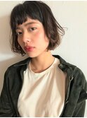 抜け感×くせ毛風オシャレボブ