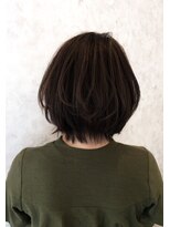 パルフェ ヘアー バイ オーク 九大学研都市(parfait hair byOAK)&nbsp;ボブ　ナチュラルアッシュ