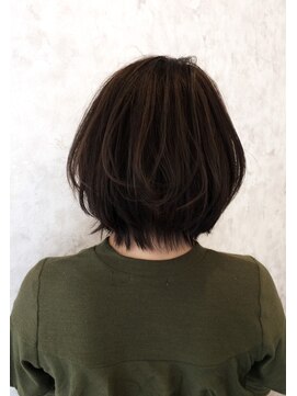 パルフェ ヘアー バイ オーク 九大学研都市(parfait hair byOAK) ボブ　ナチュラルアッシュ