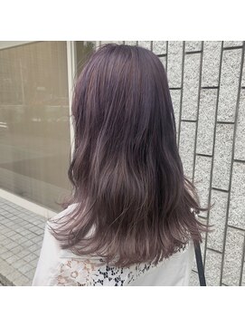 アルマヘアー(Alma hair by murasaki) 透け感あるラベンダーグレージュ