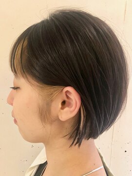 ヘアラウンジ ビーチ 青山 外苑前(hair lounge BEACH) 【BEACH/チナツ】ミニボブインナーカラー