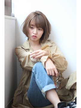 リブ(Live) モスブルージュカラーのボブ【Live/久米川】