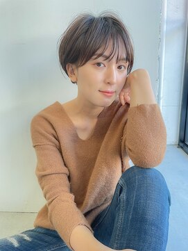 ゴブンノロク(GOBUN NO ROKU) 面長小顔ナチュラルショート(緑地公園/千里中央/千里山/桃山台)