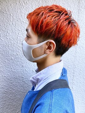 カゼ ダイカンヤマ Kaze DAIKANYAMA ハイトーン刈り上げツーブロックショート