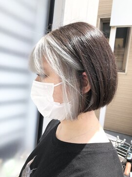 ドゥーアンジヘアー(dou-Ange hair) ミニボブ×フェイスフレーミング