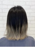 10代20代30代/グラデーション/切りっぱなし/バレイヤージュ