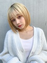 ネオリーブ アンド 渋谷店(Neolive &)&nbsp;【neolive& 渋谷店】外国人風ブランド切りっぱなしボブ