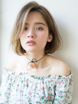 シルクレイ 新宿店(Silk-lei) 【Silk-lei】スモーキーベージュ_フレンチボブ