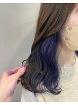 アクト 十条店(ACT)&nbsp;ブルーラベンダー/インナーカラー/ネイビーブルー