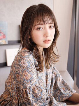 エムスラッシュ アヴェダ 自由が丘(M.SLASH AVEDA) ミックスカール/シースルーバング/ハイライト/自由が丘!