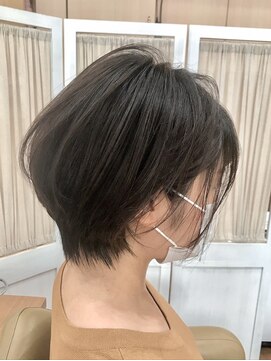ヘアカフェ コトノハ(hair cafe Kotonoha) 【コトノハ】抜け感ヘア束感ショート大人可愛い20代30代40代小顔