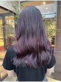 ピンクバイオレットダブルカラーケアブリーチ