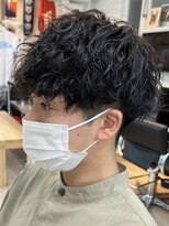ウェイビーエフティフィフス 横浜西口(WAVEY ft.fifth) ツイストスパイラルパーマツイストパーマメンズマッシュパーマ