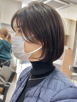 ビュー フクオカ(VIEW FUKUOKA)&nbsp;モードに大人可愛いダークアッシュイメチェンボブ