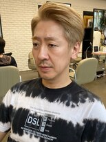 ディフィーノ 青山(DIFINO)&nbsp;【DIFINO 青山】メンズ/ブロンド/アップバングショート