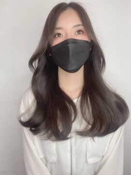 サイ(sai x) 【沼畑】アッシュベージュのロングオルチャン 立川韓国ヘア