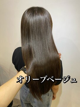 アールヘアー(ar hair) 【村松一輝】ツヤツヤ!暗めオリーブベージュ