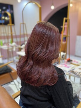 フィッシュ(fish) ＊HIKARI＊ブリーチなしピンクブラウン＊