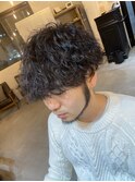 ツイストスパイラル×波巻きパーマMIX