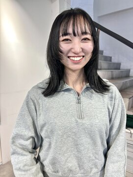 ゼスト パーク(ZEST PARK) 顔周りカット レイヤー ウルフカット 吉祥寺 学割U24《宮坂紅》