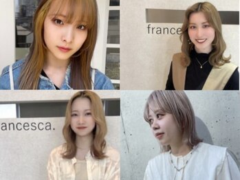 フランチェスカドット(francesca.)の写真/《阪急梅田駅徒歩3分》女性ならではの視点であなたのなりたいを叶えます☆髪のお悩みも相談しやすい♪