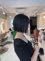 キャンバス バイ ネオリーブ 横浜西口(Canvas by neo.)&nbsp;切りっぱなしボブ 前下がりボブ ぱつっとボブ sn