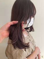 ガリカ 渋谷(Gallica)&nbsp;【mami】大人ゆるふわラベンダーココアブリーチなしダブルカラー