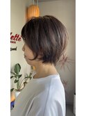 丸みショート/ショートボブ/大人ショート