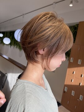 ネイロ 錦糸町(NeiRo) ●前下がりショートボブハンサムショートカットカラーパーマケア