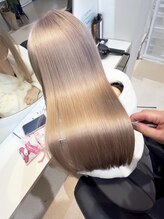 ダメージ感じさせない!ツヤ感・透明感抜群のブリーチカラー【髪質改善/ブリーチ/Men's/仙台/仙台駅/韓国】