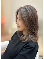 リップソウル(RIP SOUL)&nbsp;《リップソウル》ハイライトカラー＊ミディアムスタイル